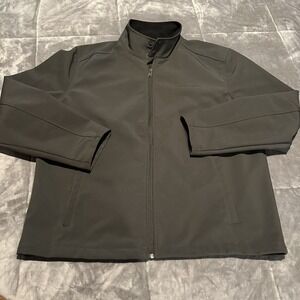 St John's Bay Men's Windbreaker Jacket‎ Size XL Army Green